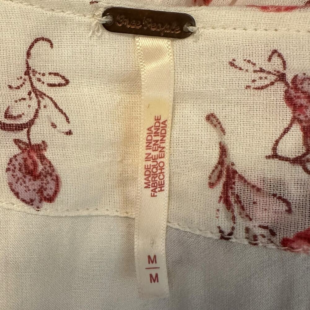 Free People Dainty Ethereal Cottage Floral Lysette Maxi Dress Medium Bohemian - Picture 13 of 15
